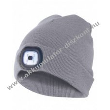 Velamp LED-es k�t�tt sapka 3,7V 250mAh USB �jrat�lthet� 100lm vil�gossz�rke