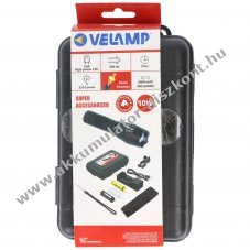 Velamp Steel 10W �jrat�lthet� LED-zsebl�mpa 350lm Li-Ion