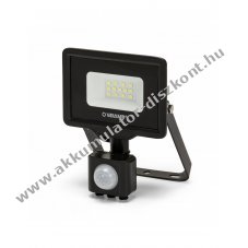 Velamp PADLIGHT5 LED reflektor 10W 800lm 6500K IP44 mozg�s�rz�kel� fekete SMD