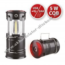 Velamp VADER 5W �jrat�lthet� kempingl�mpa Li-ion