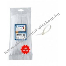 Velamp nylon k�belk�tegel� 6,8x150mm 50db/csomag feh�r