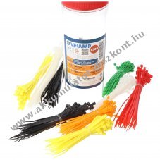 Velamp 500db sz�nes Nylon k�belk�tegel� k�szlet k�l�nb�z� m�retek