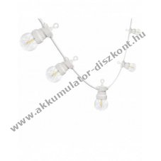 Velamp CLASSY kiterjeszthet� IP44 f�nyf�z�r 15m 20x G50 3000K feh�r k�bel