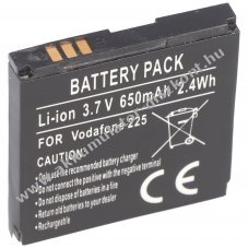 Helyettes�t� Akkumul�tor Vodafone 246 225 125 3,7V 650-750mAh Li-ion