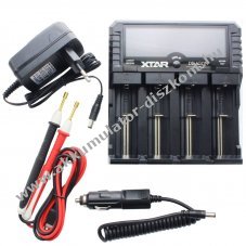 Xtar VP4 Plus univerz�lis 4-csatorn�s gyorst�lt� Li-Ion NiMH 3S Akkumul�torpakk Akkumul�tor hossza max.73mm
