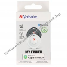 Verbatim My Finder Bluetooth-Tracker Apple iPhone iPad MacBook 2db/csomag CR2032 3V kulcstart�val