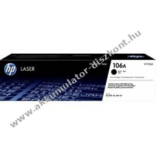 Eredeti HP l�zertoner W1106A fekete 1000 oldal nyomtat�