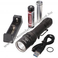 Weltool T19 LED zsebl�mpa 2060 lumen 327m hat�t�v 18650 Li-ion Akkumul�tor