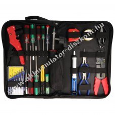 20db-os szersz�mk�szlet t�rol�t�sk�val �s forraszt�k�szlettel