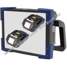 Worklight Multi munkal�mpa 90W 10000 lumen 2db Makita BL1820B 18V 2Ah Li-ion Akkumul�torval �s t�lt�vel