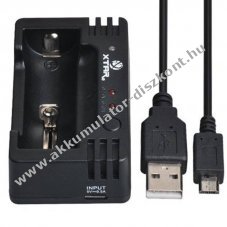 Xtar XP1 USB egycsatorn�s akkumul�tor t�lt�  3,7V 10440-18500 AA AAA 1db/csomag Li-ion NiMH