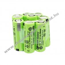 GP Batteries GP40AAM 9,6V 400mAh ZAP88235 ipari Akkumul�torpakk