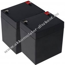 2db Fiamm FG20451 12V 4,5Ah �lom Akkumul�tor csomag