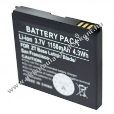 Helyettes�t� Akkumul�tor ZTE Base Lutea Blade F952 3,7V 1300mAh Li-ion