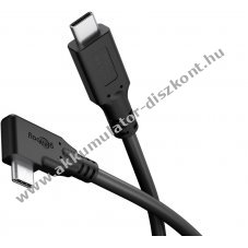 Goobay USB-C k�bel 90� USB4 2m 100 W 5 A 40 Gbit/s Power Delivery