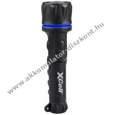XCell LED zsebl�mpa Rubber 2AA kompakt gumi v�d�bor�t�ssal