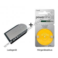 PowerOne hall�k�sz�l�k-csomag - Pocketcharger + P10 PR70 ACCUplus (2 db-os csomag)