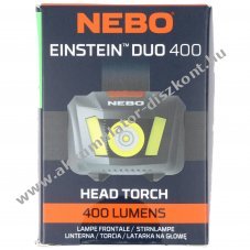 NEBO EINSTEIN DUO 400 Flex kompakt LED fejl�mpa 400 lumen