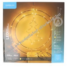 Modee LED kar�csonyi dekor�ci� feny�fa 48 LED 80cm elemmel m�k�d� ML-C3007