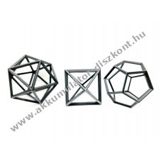 Geometrikus t�rbeli dekor�ci�s forma szett - modern egyedi kivitel