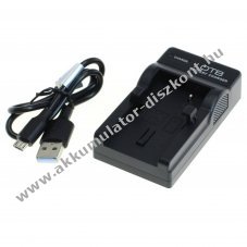 USB t�lt� Olympus LI-10B LI-12B Sanyo DB-L10 Akkumul�torkhoz