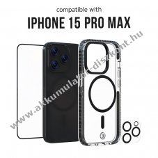 3sixT 4in1 v�d�csomag tok kijelz�v�d� kamerav�d� applik�tor kompatibilis Apple iPhone 15 Pro