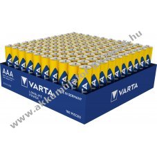 Varta alk�li mikro elem AAA LR03 1.5V 1220mAh 100db/csomag