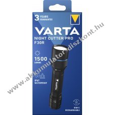 VARTA LED zsebl�mpa Night Cutter Pro F30R 1500 lumen �jrat�lthet�
