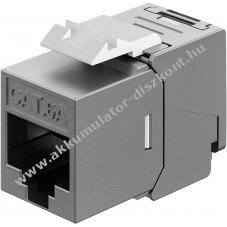 Goobay RJ45 CAT 6A Keystone-modul STP Slim 14,5mm sz�les 29mm m�ly