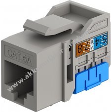 Goobay RJ45 CAT 6A UTP Slim Keystone-modul 14,5mm sz�les 29mm m�ly