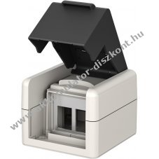 Goobay k�lt�ri IP44 v�detts�g� fel�leti doboz 2x Keystone porttal