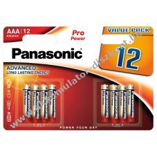 Panasonic Pro Power AAA (mikro) 12db/csomag hagyom�nyos elem
