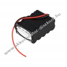 Helyettes�t� Akkumul�tor v�szvil�g�t�s F2x5 AA Mignon ceruza 12V 1500mAh 200mm k�bellel 1db/csomag NiMH