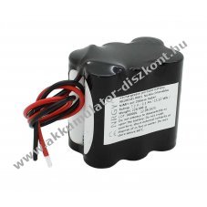 Helyettes�t� Akkumul�tor v�szvil�g�t�s F2x3 A 7,2V 2100mAh 200mm k�bel NiMH