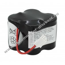 Helyettes�t� Akkumul�tor v�szvil�g�t�s 4,8V 2500mAh Sub-C F2x2 60mm k�bel csatlakoz� NiMH
