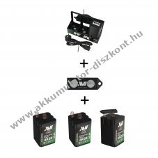 AVI AVIakku 3,6V 45Ah 3db/csomag t�lt� �s teszter Li-Ion