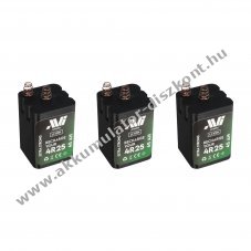AVIakku blokkakku 3,6V 45Ah 3db/csomag l�tium-ion