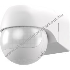 Goobay 2-z�n�s mozg�s�rz�kel� falra feh�r IP44 180�/360� 12m LED-hez