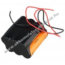 Panasonic HHR-380A 7,2V 3800mAh Akkumul�torpakk laza k�belv�gekkel NiMH