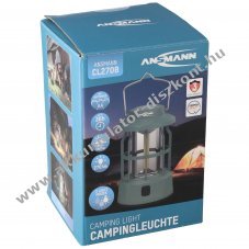 Ansmann CL270B LED kempingl�mpa 270lm 3xAA Mignon ceruza elemmel z�ld