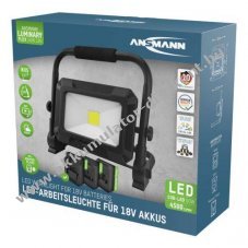 Ansmann FL50 W 18V LED munkal�mpa Akkumul�torval m�k�d� 4500lm IP54