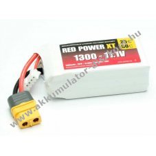 Pichler RED POWER XT modell�p�t� Akkumul�tor 11,1V 1300mAh XT60 LiPo