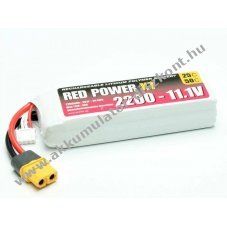 Pichler RED POWER XT 11,1V 2200mAh modell�p�t� Akkumul�tor XT60 LiPo