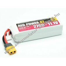 Pichler RED POWER XT 11,1V 2700mAh modell�p�t� Akkumul�tor XT60 3S1P LiPo