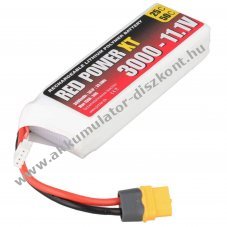 Pichler RED POWER XT 11,1V 3000mAh 3S1P XT60 XH modell�p�t� Akkumul�tor LiPo