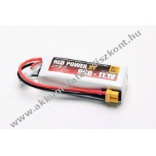 Pichler RED POWER XT 11,1V 900mAh 3S1P XT30 csatlakoz� modell�p�t� Akkumul�tor LiPo