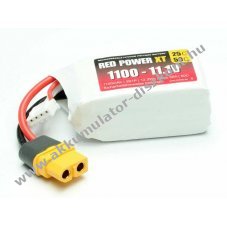 Pichler RED POWER XT 11,1V 1100mAh 3S1P XT60 csatlakoz� modell�p�t� Akkumul�tor LiPo