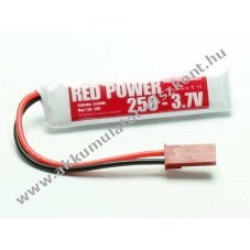 Pichler RED POWER 1S 3,7V 250mAh modell�p�t� Akkumul�tor JST csatlakoz� LiPo