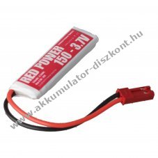 Pichler RED POWER Akkumul�tor 3,7V 150mAh modell�p�t� JST csatlakoz� LiPo