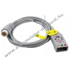 Medlinket EKG 3-adrig IEC 12-Pin orvosi k�bel Philips M1510A ED023-3I 2,7m